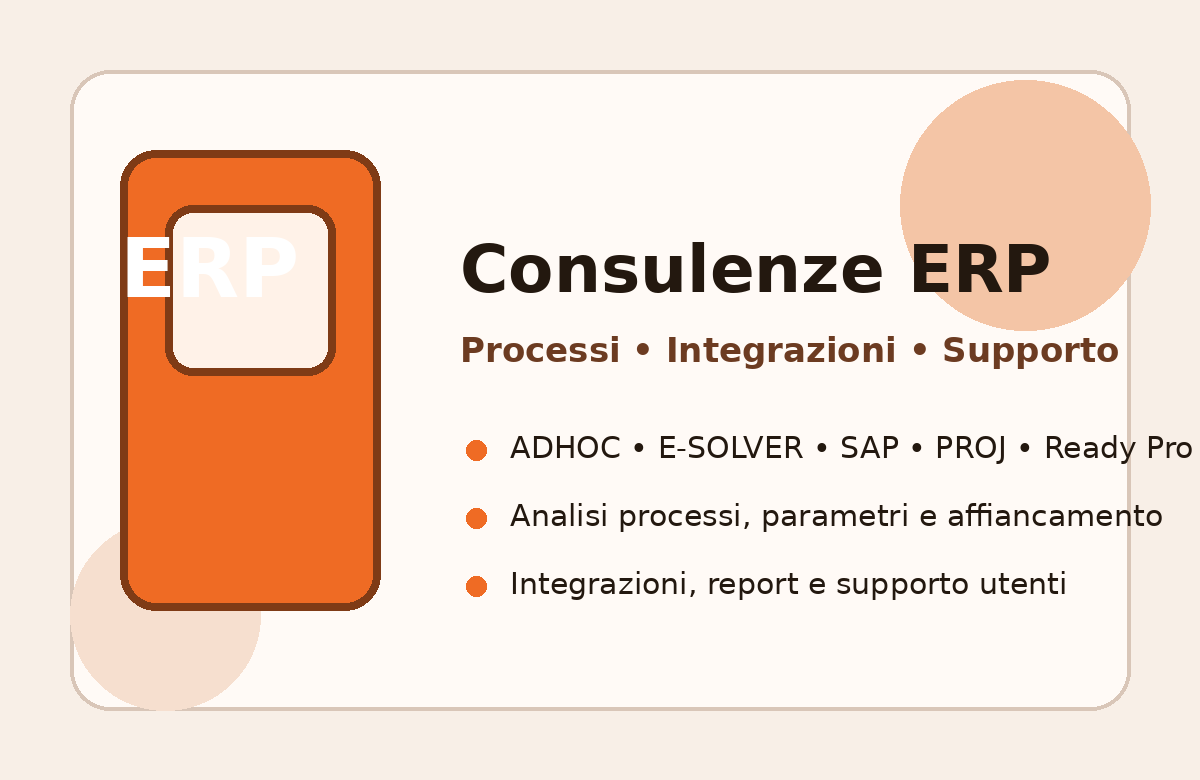 Consulenze ERP e gestionali Directcube